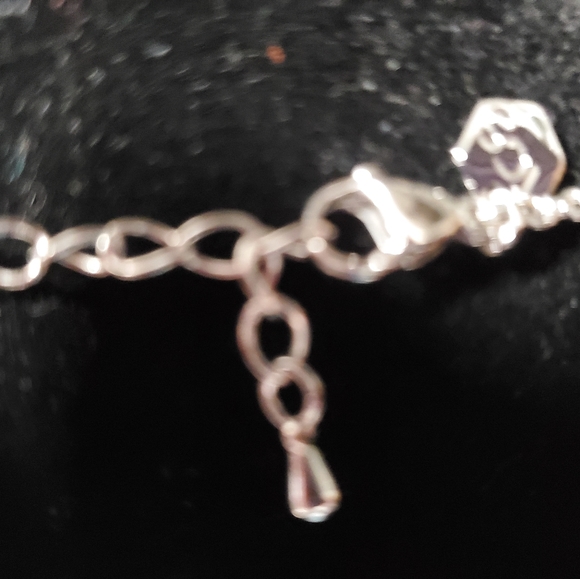 NIB Touchstone Crystal By Swarovski Retired Golden Teardrop Necklace - Picture 3 of 6